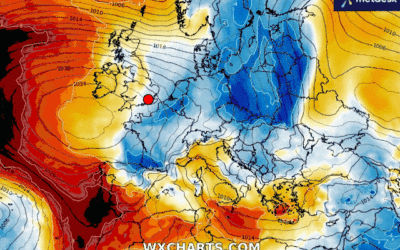 ATENCIÓ!!! És va confirmant una possible entrada freda important amb possibilitat de precipitacions i nevades 🔵🌧⛈️❄️❄️❄️