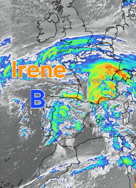 ATENCIÓ!!! Irene porta vent, però l’altra borrasca d’impacte podrà portar pluges 🌧🌧🌧🌧🌧🌧🌧