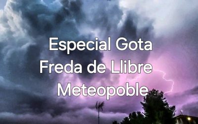 GOTA Freda‼️ Molt de perill esta vesprada 🔴⛈️⛈️⛈️⛈️⛈️