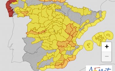 Atenció!!! Avisos taronja per vent i borrasca Mediterrània a partir de dijous.