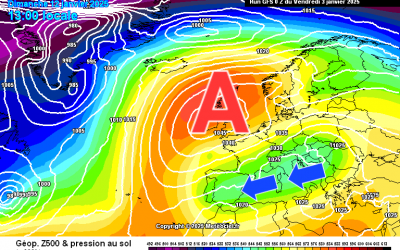 Molt pendents a una potent entrada freda a Europa en 1 setmana.