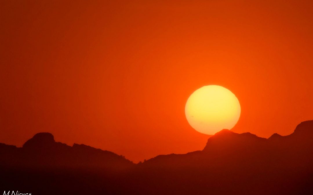 Atents!! Les previsions no son gens òptimises, calor per avorrir, amb algunes tempestes.
