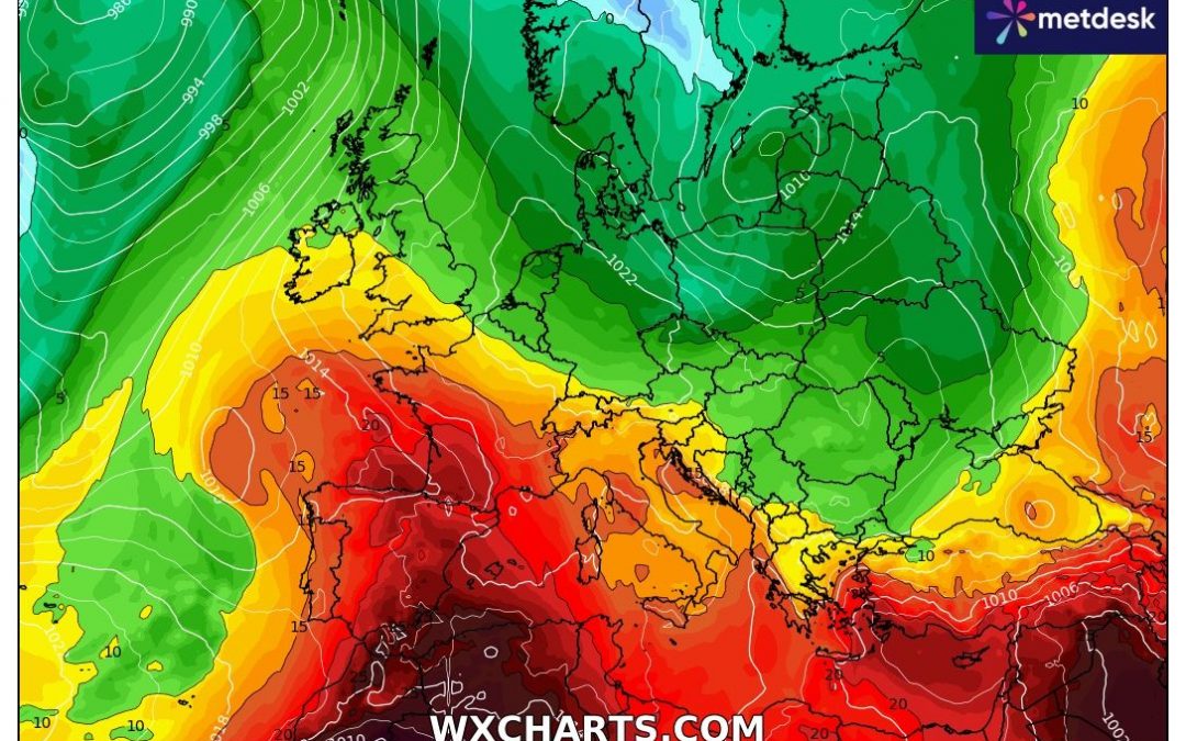 La calor anirà a més…però atenció a la propera setmana.
