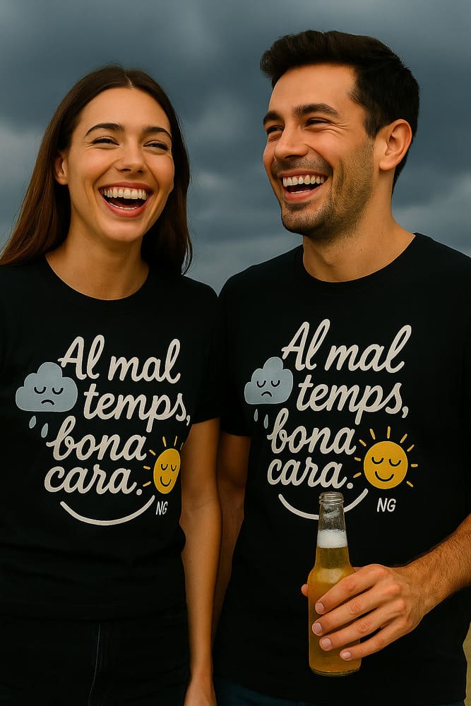 al mal temps bona cara