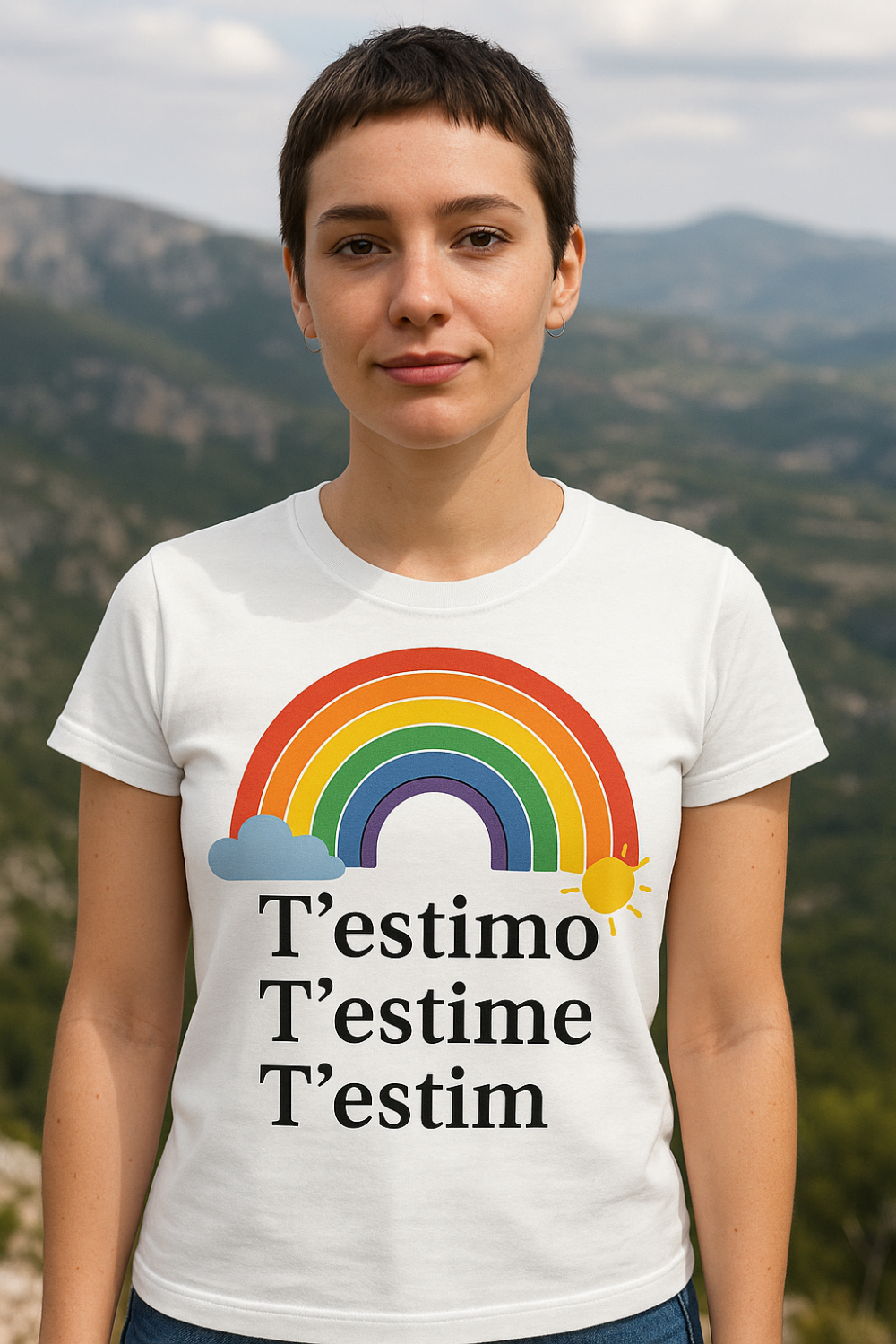 samarreta unisex T'estimo T'estime T'estim - Imatge 2